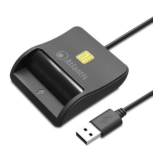 LETTORE ATLANTIS P005-SMARTCR-U USB DI SMART CARD x HomeBanking/Firma digitale - Disponibile in 2-4 giorni lavorativi ATLANTIS