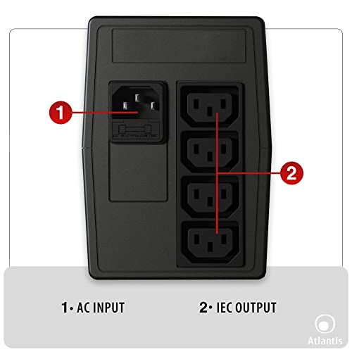 Atlantis One-Power PX1100 Line-Interactive UPS 1100VA-550W 4*IEC Atlantis Land