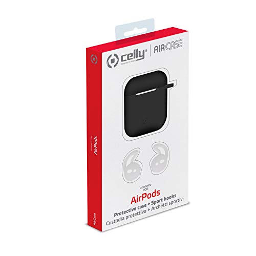 Celly Aircase Cover Custodia Apple Airpods Nero Celly