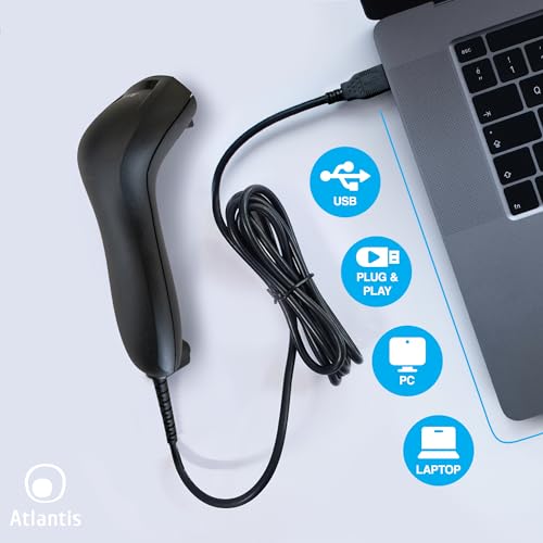 Atlantis Land LN1100 Barcode Scanner Ottico 1D USB Atlantis Land