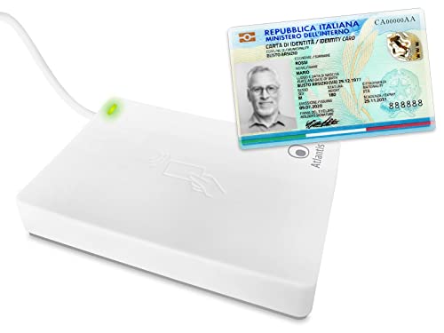 Atlantis Land Lettore CIE 3.0 per Carta d'Identita' Elettronica Italiana - Disponibile in 2-4 giorni lavorativi Atlantis Land