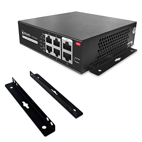 Atlantis Land NetPower F6P4-65W Switch Fast Ethernet PoE 4 porte Atlantis Land