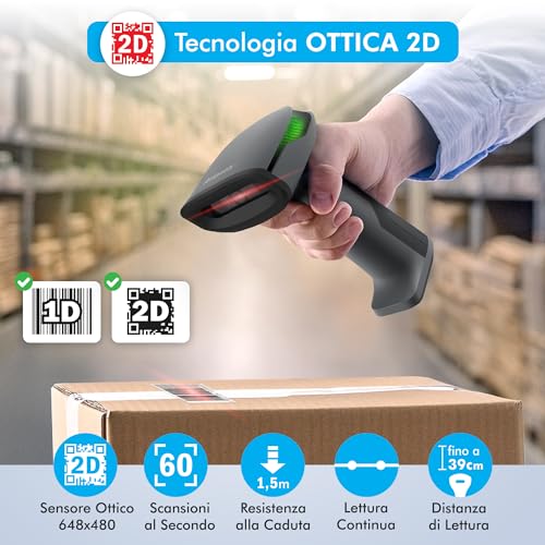 Atlantis LD230 Pro Wireless Lettore Barcode Wireless Atlantis Land