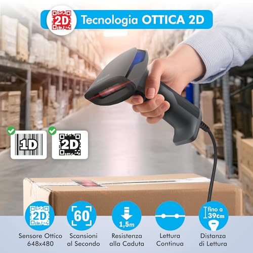 Atlantis LD230 PRO Lettore Barcode 2D USB Atlantis Land