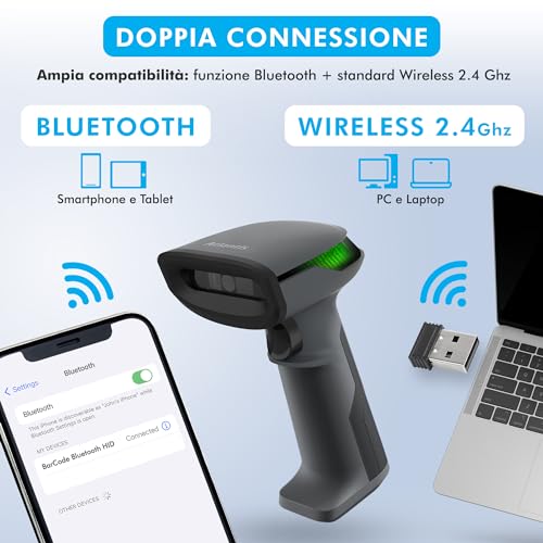 Atlantis LD230 Pro Wireless Lettore Barcode Wireless Atlantis Land