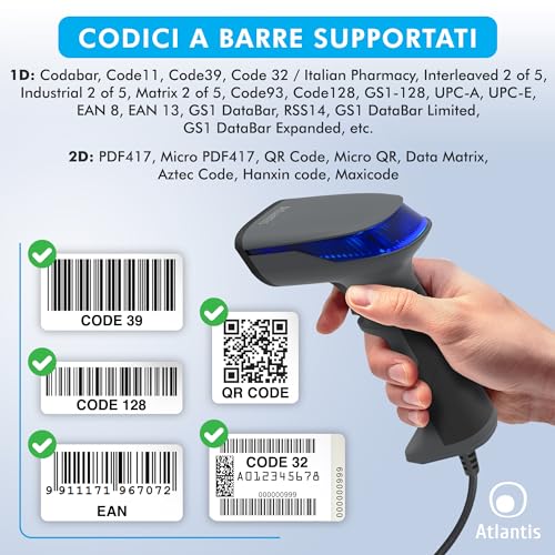 Atlantis LD230 PRO Lettore Barcode 2D USB Atlantis Land
