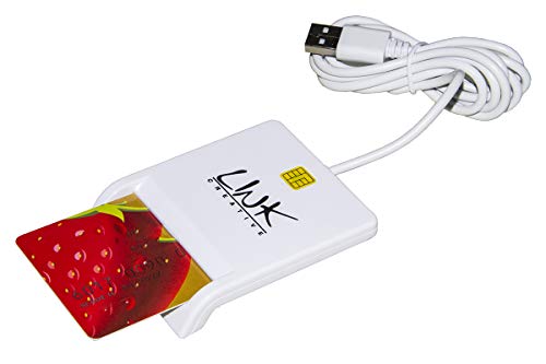 LETTORE LINK SMART CARD USB 2.0 BIANCO - LKCARD02 - Disponibile in 2-4 giorni lavorativi LINK