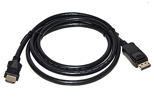 CAVO LINK DISPLAYPORT 1.2 TO HDMI 1.4, M/M, 1,8MT, 4Kx2K 30 HZ CONTATTI DORATI, NERO, LKCDPH18 - Disponibile in 2-4 giorni lavorativi LINK