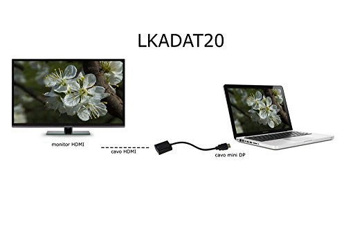 Digitus Adattatore Video 4Kx2K Display Port Maschio To HDMI Femmina 15cm - Disponibile in 2-4 giorni lavorativi DIGITUS