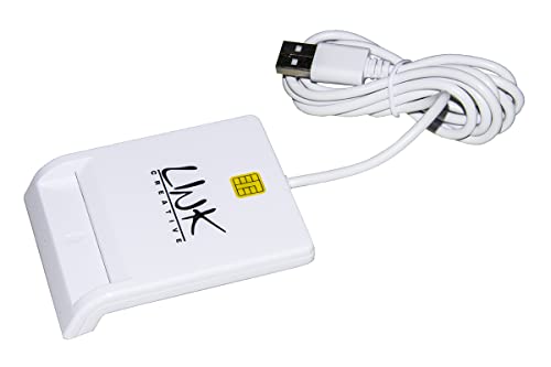LETTORE LINK SMART CARD USB 2.0 BIANCO - LKCARD02 - Disponibile in 2-4 giorni lavorativi LINK
