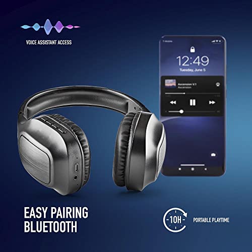 NGS Cuffie Bluetooth +Mic Artica Wrath Black NGS