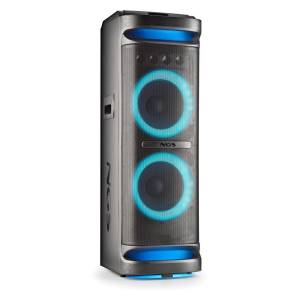 NGS Speaker Wild Space 3 Portatile BT RGB TWS 4000W Nera - Disponibile in 2-3 giorni lavorativi NGS