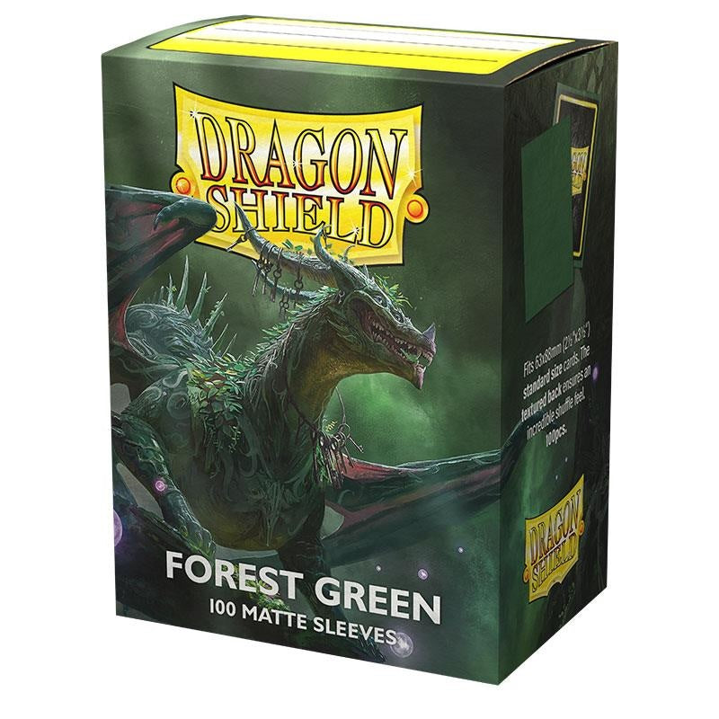 DRAGON SHIELD Standard Sleeves - Matte Forest Green (100 Sleeves) - Disponibile in 2/3 giorni lavorativi Dragon Shield
