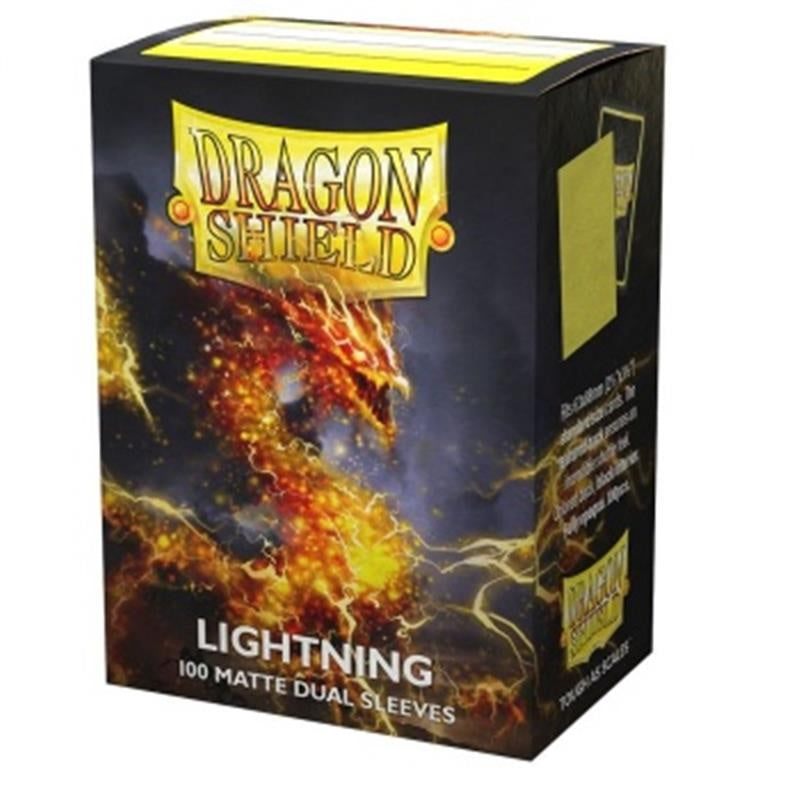 DRAGON SHIELD Dual Matte Sleeves - Lightning 'Ailia' (100 Sleeves) - Disponibile in 2/3 giorni lavorativi Dragon Shield