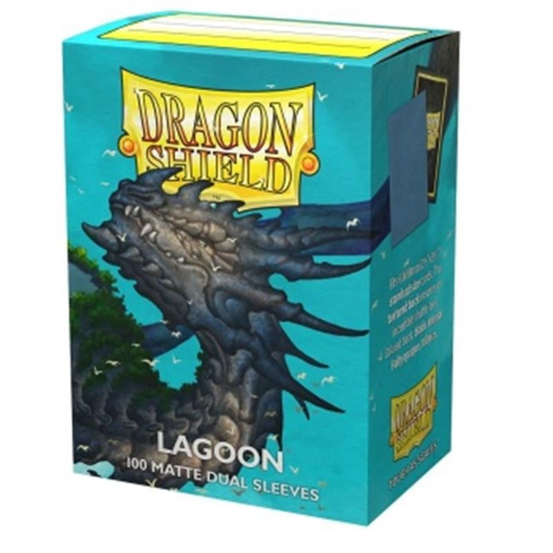 DRAGON SHIELD Dual Matte Sleeves - Lagoon 'Saras' (100 Sleeves) - Disponibile in 2/3 giorni lavorativi Dragon Shield