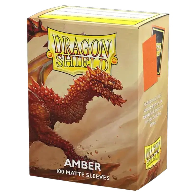 DRAGON SHIELD Standard Sleeves - Matte Amber (100 Sleeves) - Disponibile in 2/3 giorni lavorativi Dragon Shield