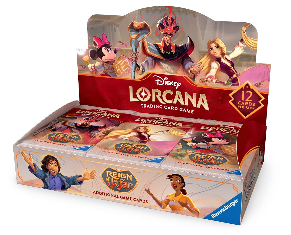 RAVENSBURGER DISNEY: LORCANA - SET 8 REIGN OF JAFAR BOOSTER DISPLAY (24 BUSTE) - ENG - Disponibile in 2/3 giorni lavorativi Ravensburger TCG