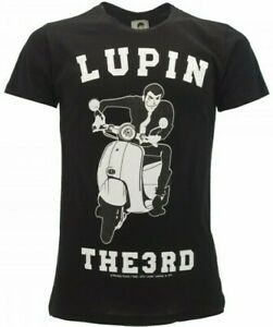 LUPIN III  VESPA  T-shirt  S  nera GED