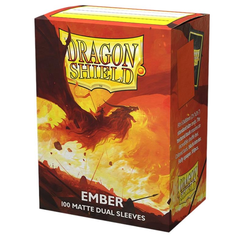 DRAGON SHIELD Dual Matte Sleeves - Ember 'Alaric, Revolution Kindler' (100 Sleeves) - Disponibile in 2/3 giorni lavorativi Dragon Shield