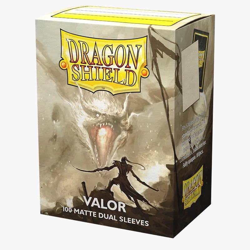 DRAGON SHIELD Dual Matte Sleeves - Valor (100 Sleeves) - Disponibile in 2/3 giorni lavorativi Dragon Shield