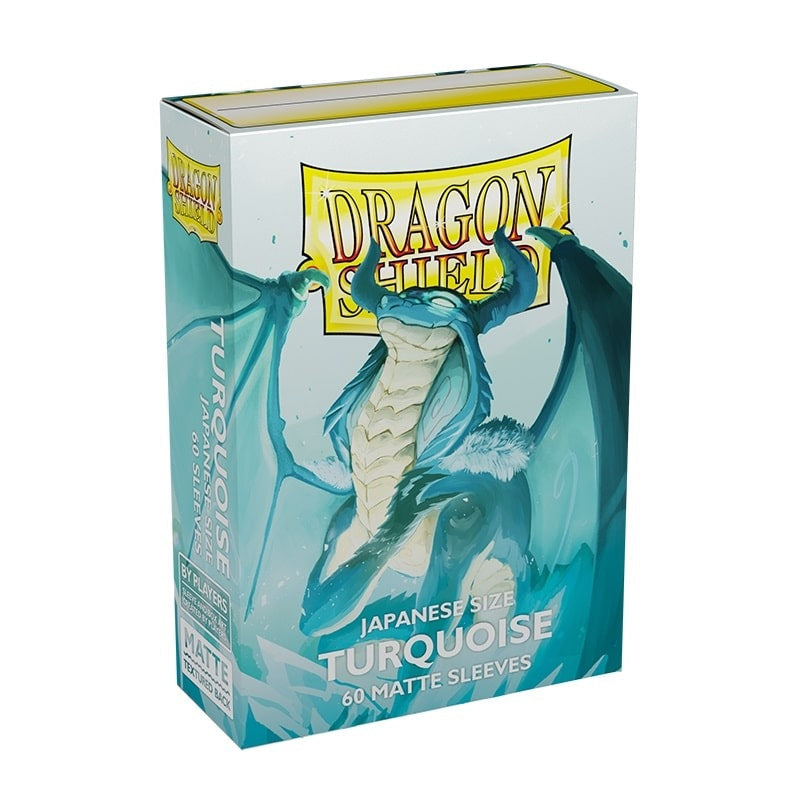 DRAGON SHIELD Small Sleeves - Japanese Turquoise Yadolom (60 Sleeves) - Disponibile in 2/3 giorni lavorativi Dragon Shield
