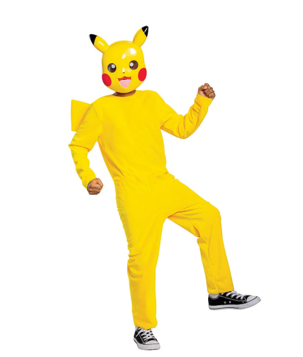 POKÉMON Costume Pikachu Pokemon Costume Classico Giallo L (10-12) GED