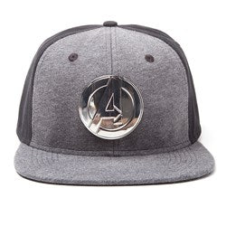 DIFUZED MARVEL AVENGERS - CAPPELLINO (SNAPBACK): METAL LOGO - Disponibile in 2/3 giorni lavorativi