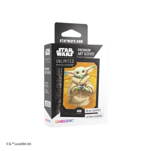 ASMODEE - STAR WARS UNLIMITED - LEGGENDE DELLA FORZA: ART SLEEVES GROGU - Disponibile in 2/3 giorni lavorativi Asmodee