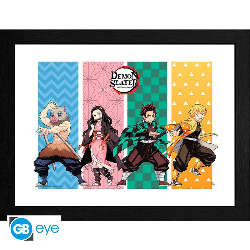 ABYSTYLE DEMON SLAYER - Poster incorniciato: "Group" (30x40) Abystyle