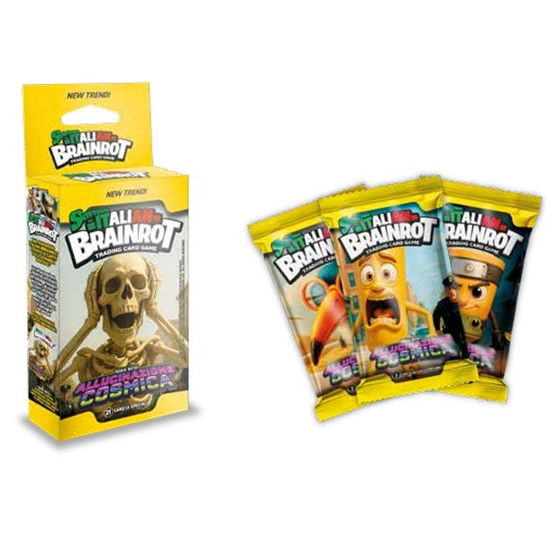 Skifidol Italian Brainrot TCG - Allucinazione Cosmica Blister (21 carte di cui 3 special holo) Skifidol