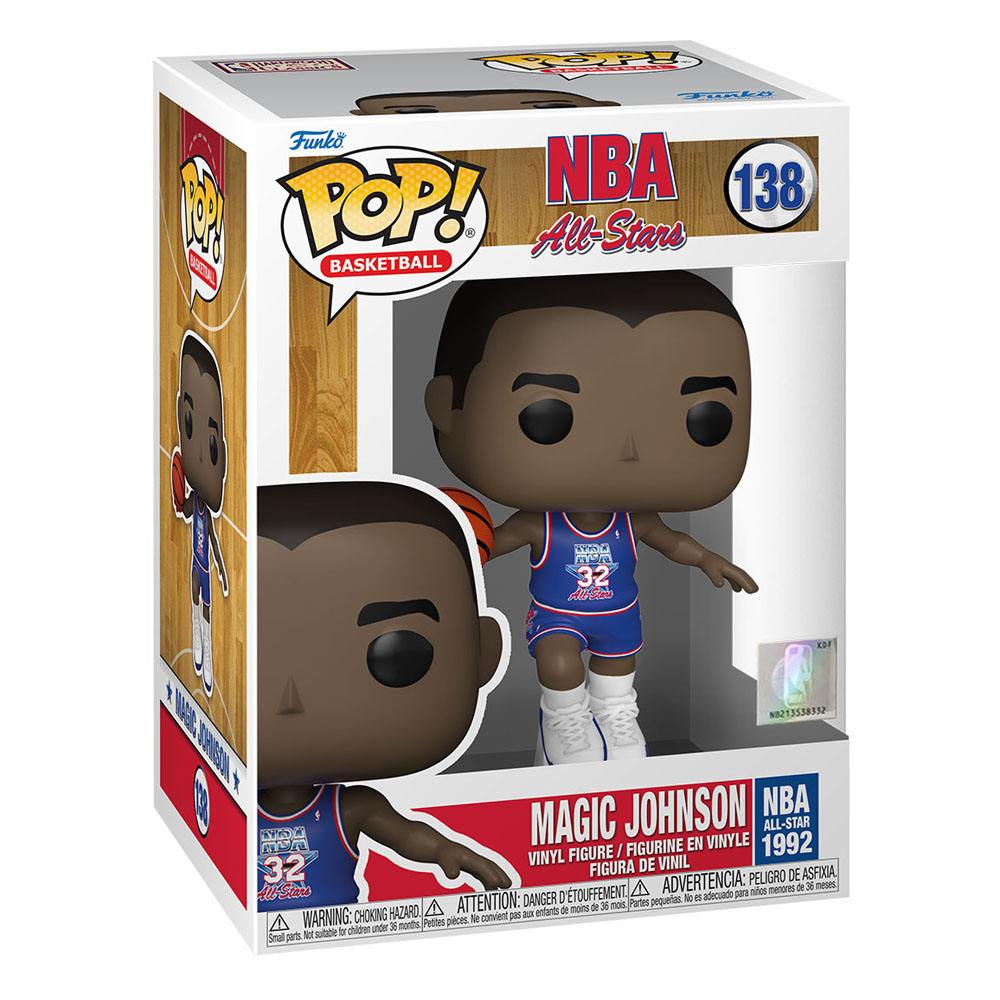 FUNKO POP  NBA - 138 Magic Johnson (Blue All Star Uniform 1991) 9 cm Funko
