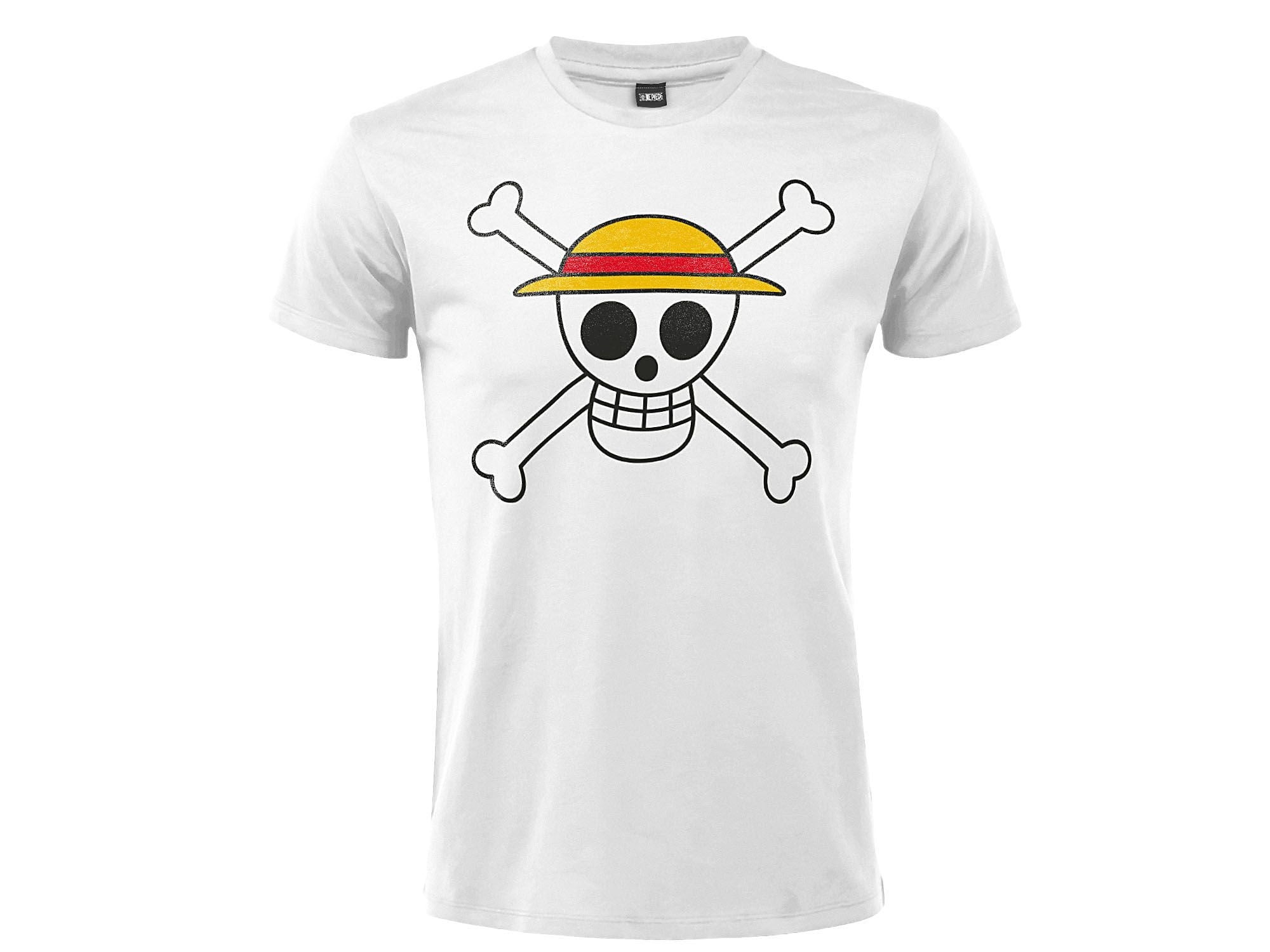 ONE PIECE - T-shirt Logo  S bianca GED