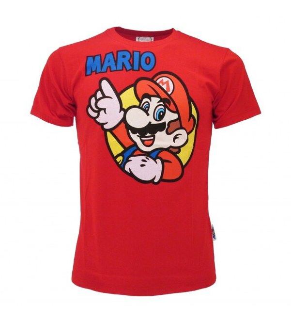NINTENDO SUPER MARIO : Super Mario T-SHIRT 12-13 anni ( ROSSA ) GED