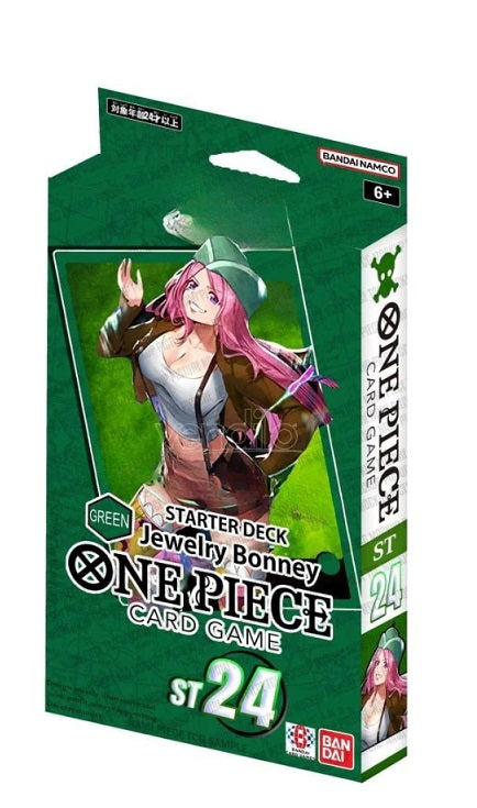 BANDAI ONE PIECE CARD GAME - Starter Deck Bonney [ST-24] Display 6 mazzi - ING (possibile allocazione) Bandai TCG