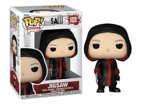 FUNKO POP SAW (L'enigmista) Movies N° 1820 - Jigsaw Killer w/Chase 9 cm Funko