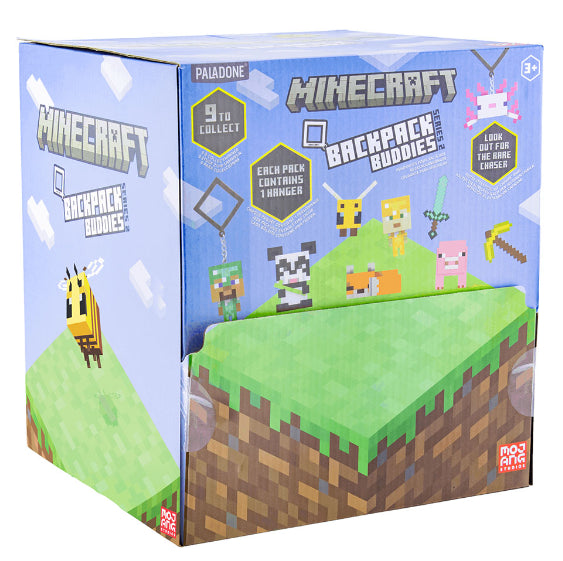 PALADONE MINECRAFT BACKPACK BUDDIES SERIES 2 DISPLAY (24PCS) Paladone