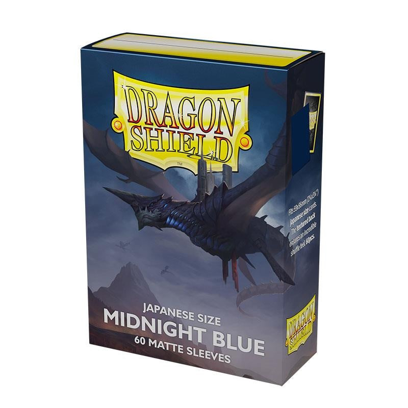 DRAGON SHIELD Small Sleeves - Japanese Matte Midnight Blue (60 Sleeves) Dragon Shield