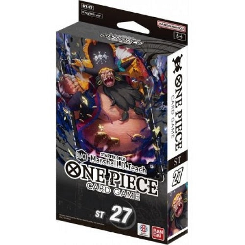 BANDAI ONE PIECE CARD GAME - Starter Deck Marshall D.Teach [ST-27] Display 6 mazzi - ING Bandai TCG