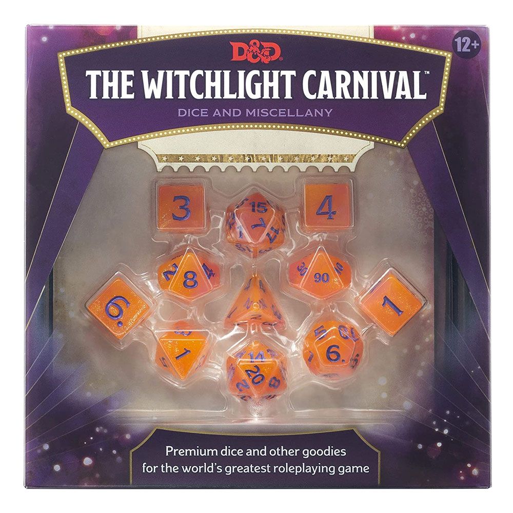 Dungeons & Dragons - RPG Set Dadi Witchlight Carnival Wizards D&D