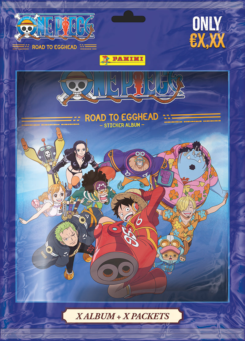 PANINI ONE PIECE ROAD TO  2025 STARTER SET 5 bustine + 3 limited Panini