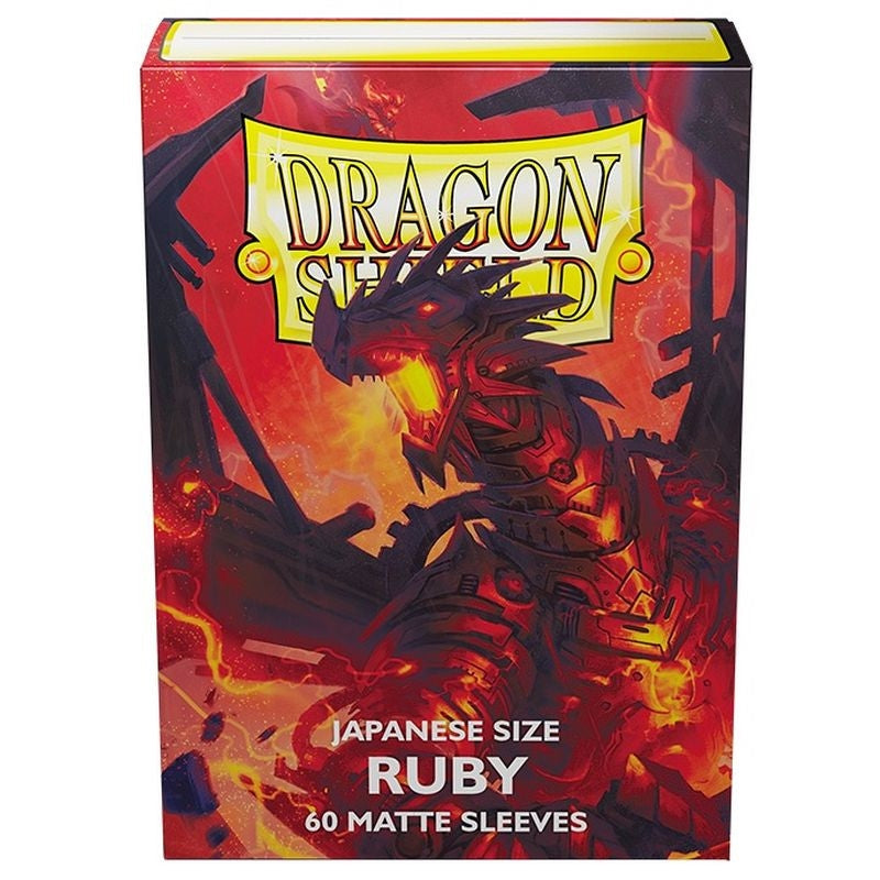 DRAGON SHIELD Small Sleeves - Japanese Matte Ruby 'Geledar' (60 Sleeves) Dragon Shield