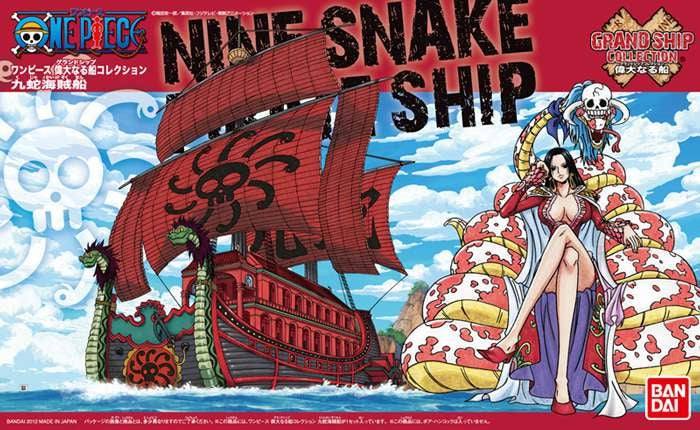 44827 - One piece grand ship coll snake ship Bandai