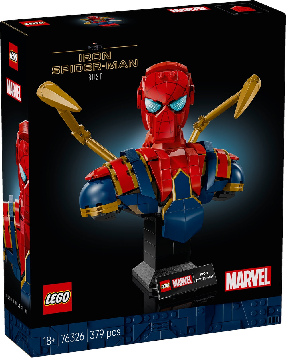 LEGO 76326 MARVEL - Busto di Iron Spider-Man LEGO