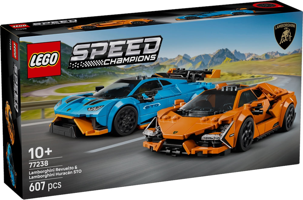 LEGO 77238 Lamborghini Revuelto e Huracán STO LEGO