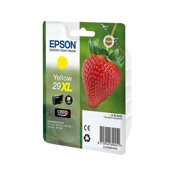 EPSON 29 XL CARTUCCIA GIALLO - Disponibile in 3-4 giorni lavorativi Epson