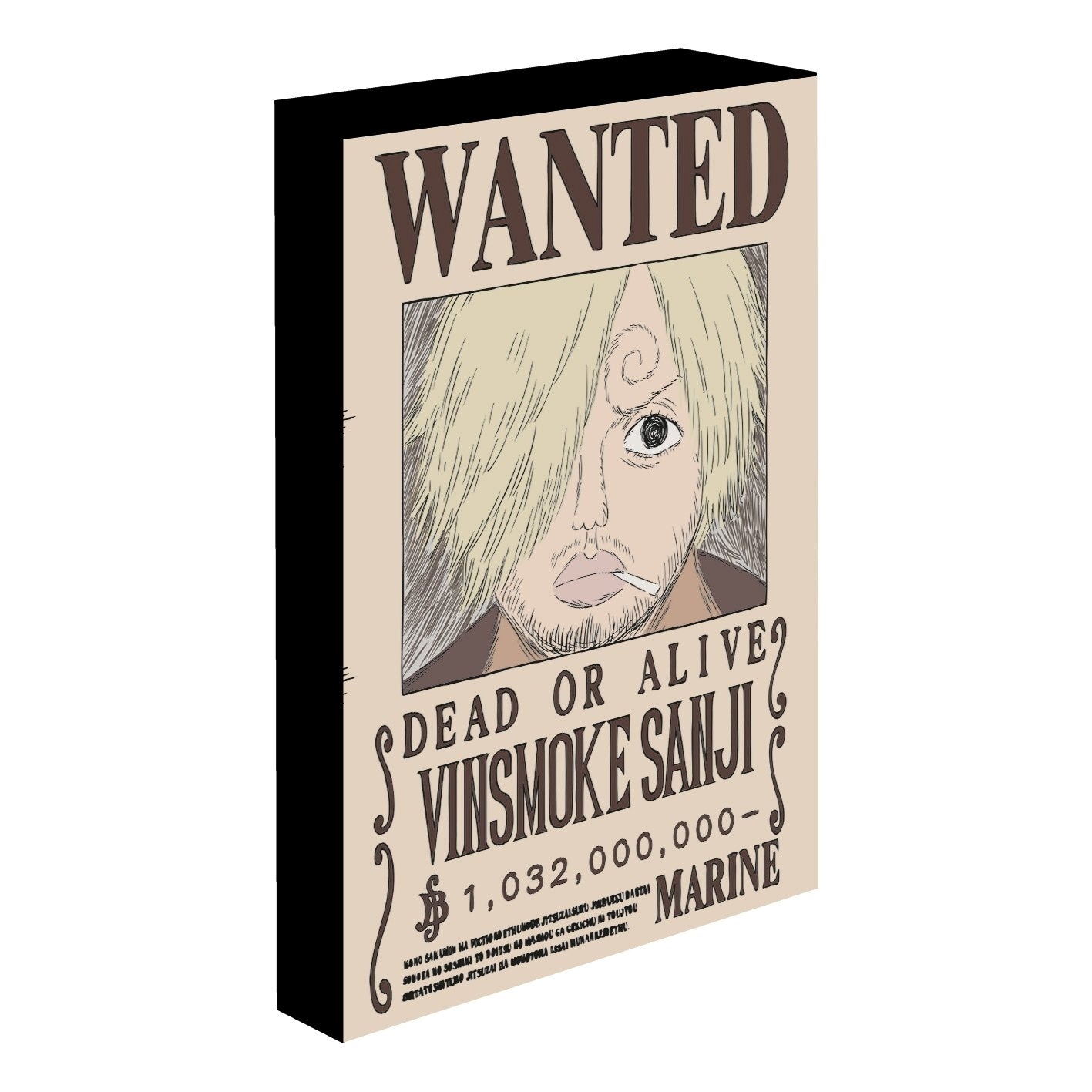PYRAMID One Piece - Poster Luminoso: Sanji Wanted 40x30 Pyramid
