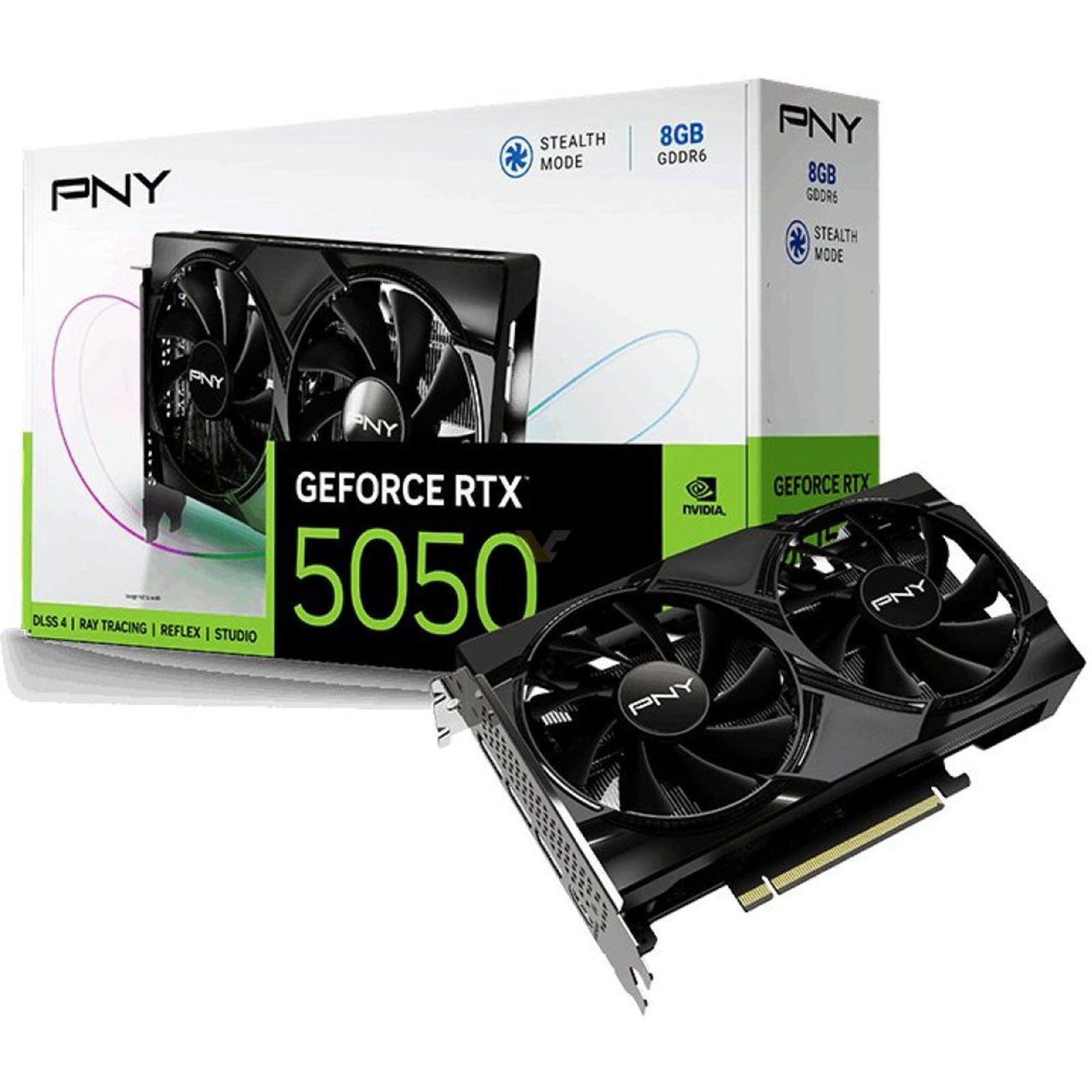 Scheda Video PNY Nvidia GeForce RTX 5050 8GB GDDR6 Dual Fan DLSS 4 VCG50508DFXPB1 GameSIDE&Tech