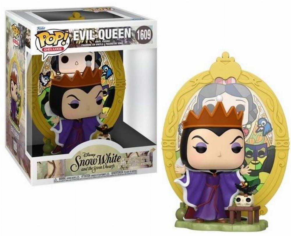 FUNKO POP Deluxe: Villains- Evil Queen(Glass) - Disponibile in 2/3 giorni lavorativi Funko