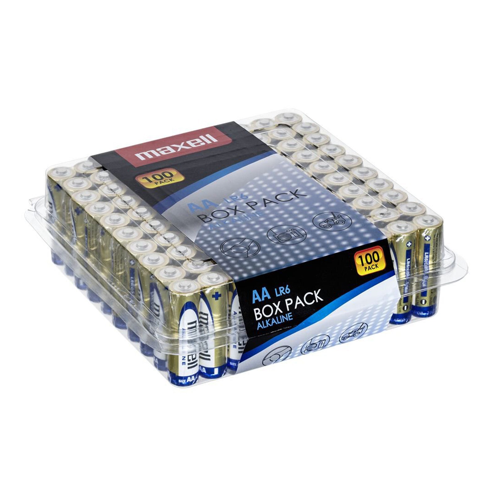 Maxell 100 Batterie AA Stilo R6 1.5V - Disponibile in 2-4 giorni lavorativi GameSIDE&Tech