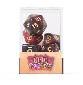EPIC FORGE  Pack of 7 dices- Bloody Mary Trade Invaders